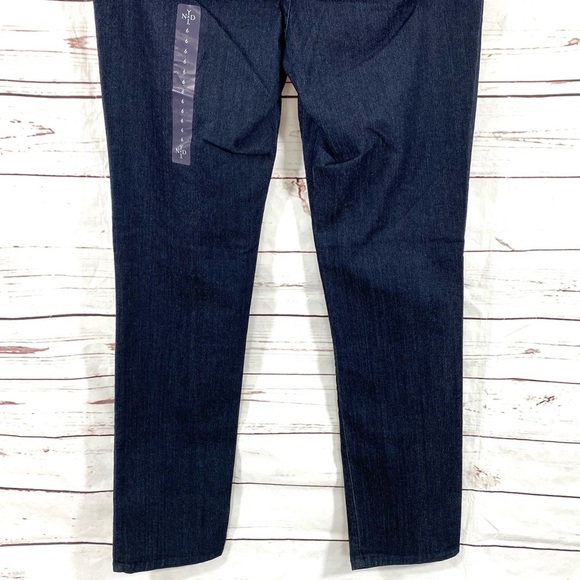 NYDJ Jeans Skinny Dark Enzyme Wash Size 6 - Picture 6 of 9